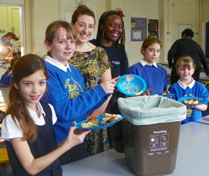 Food waste bin schools